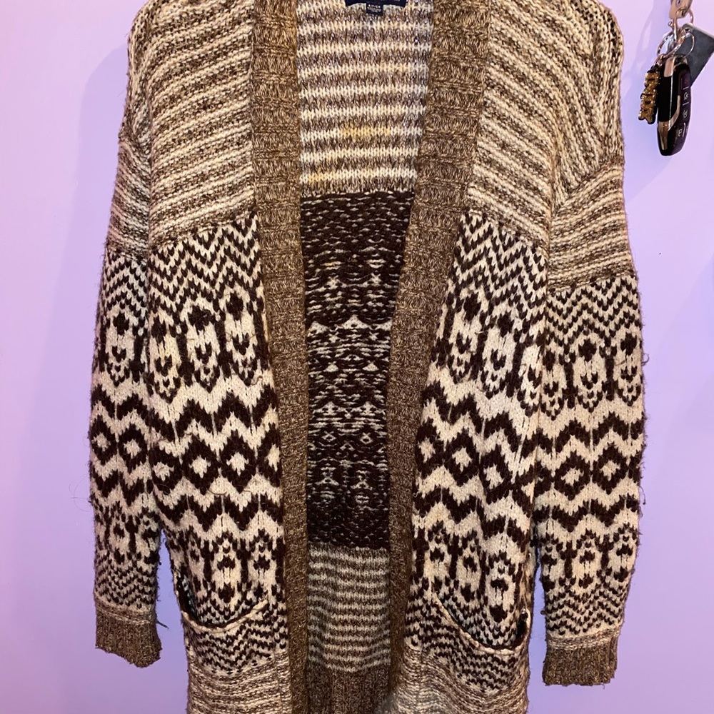 Fuzzy cardigan